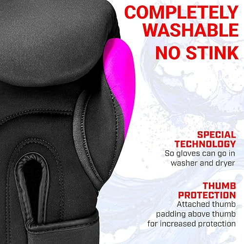 Miniatura 2 de Revgear Elevate - Guantes de boxeo lavables para niños, ideales para niños, perfectos para artes marciales, entrenamiento Krav MAGA