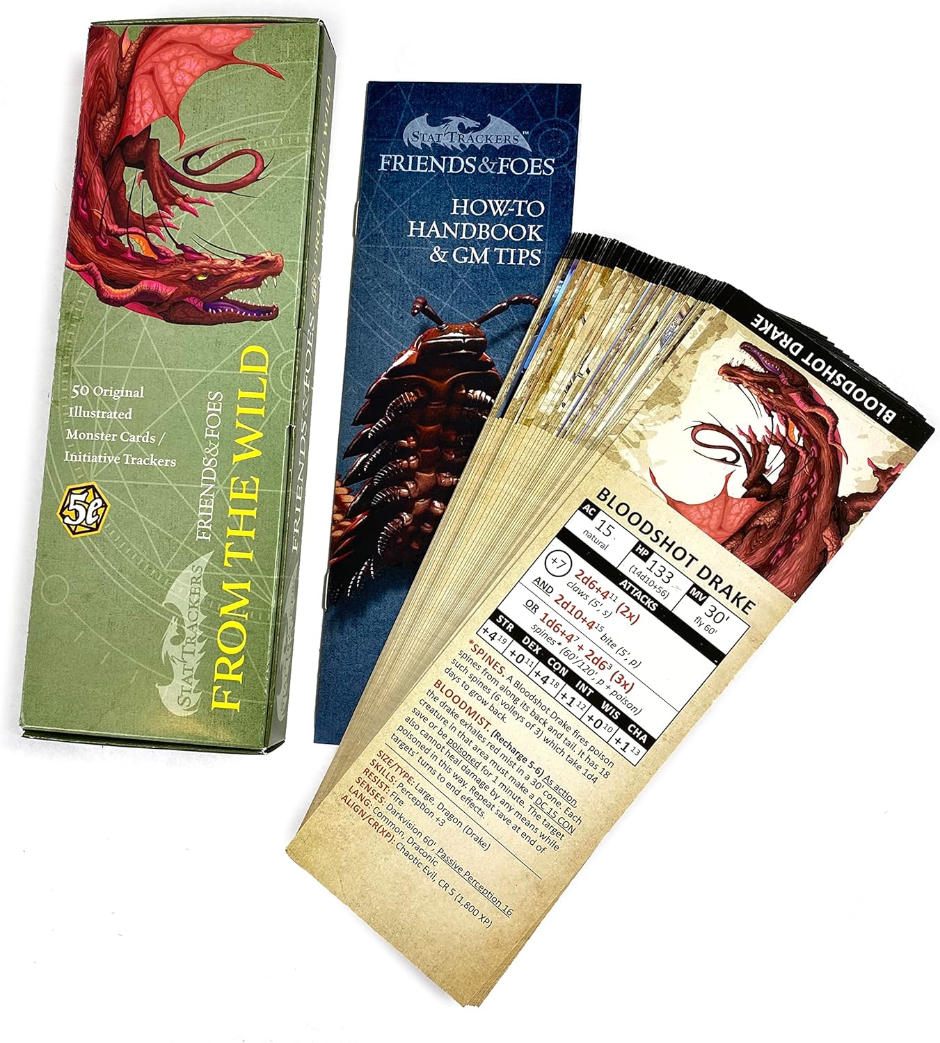 Friends & Foes from The Wild 50 Illustrated Original 5e