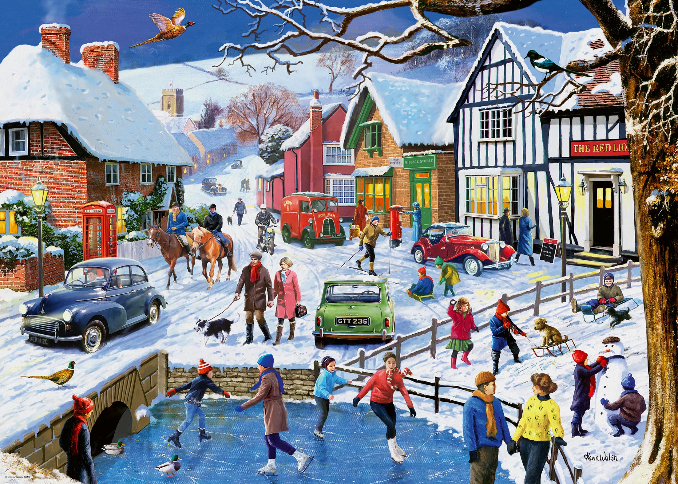 Ravensburger Leisure Days No.3 The Winter Village 1000 Piece Jigsaw Puzzles for Adults and Kids Age 12 Years Up