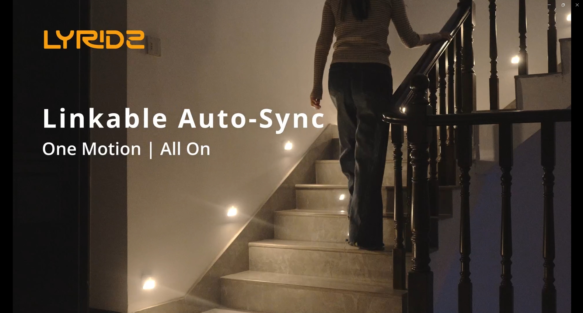 Image of Lyridz Sync Motion Sensor Night Lights with 3-in-1 Charging Dock, 3-Pack | Rechargeable and Steplessly Dimmable Path Lights for Stairs, Hallway, Bathroom, Bedroom, Nursery, Pet Areas & Travel