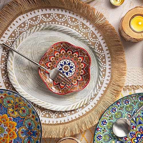 Miniatura 15 de Soporte para cuchara para estufa, soporte de cuchara a cuadros de 5.3 pulgadas, soporte para utensilios, soportes de cuchara de cerámica para barra