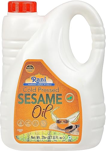 Miniatura 9 de Rani Aceite de sésamo 169 onzas (5 litros) prensado en frío  100% natural  Sin OMG  Kosher  Vegano  Sin gluten