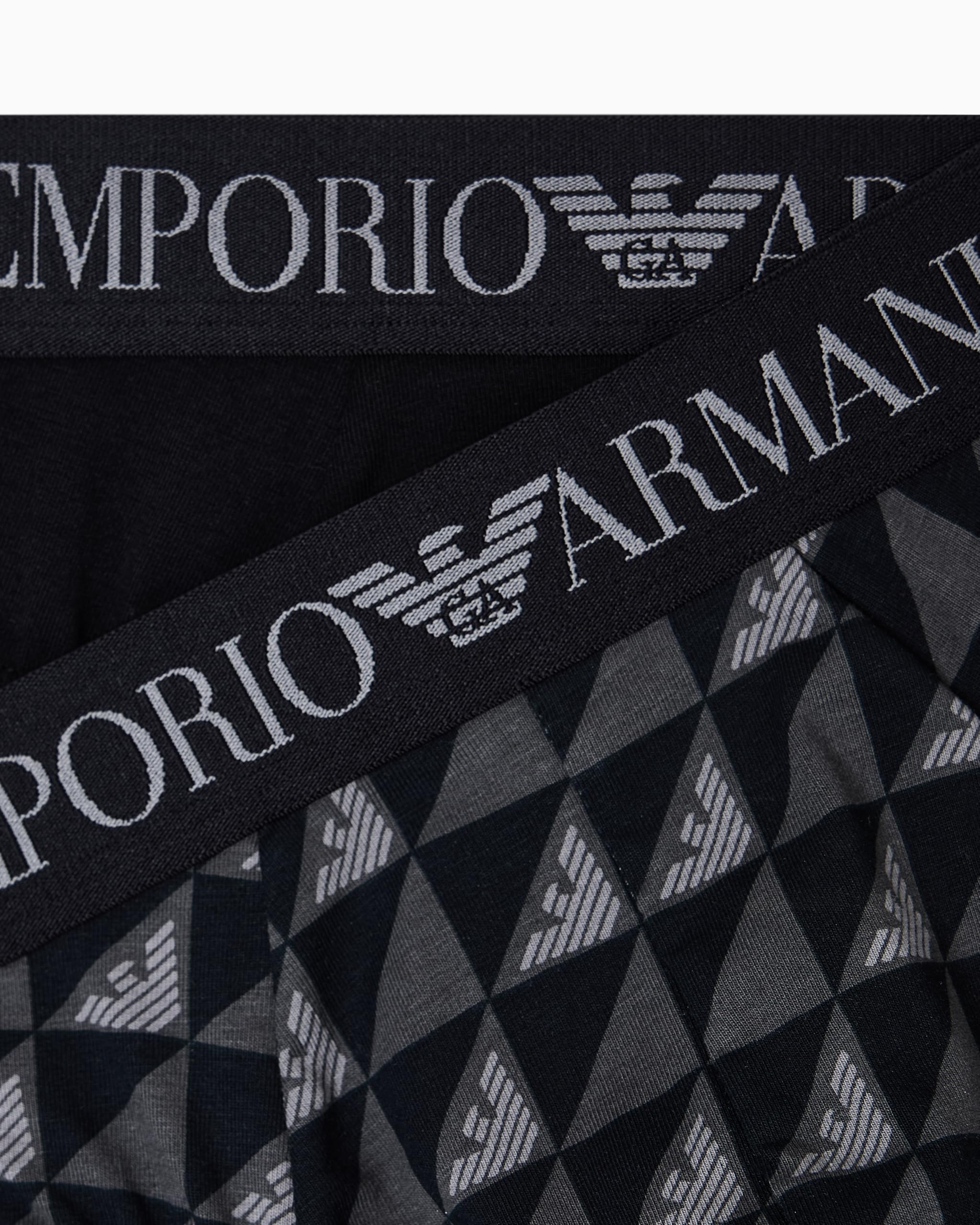 Emporio Armani Krótkie Mężczyźni Classic Pattern Mix 2-pack Brief