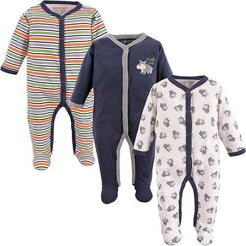 Luvable Friends Bebé unisex de algodón para dormir y jugar