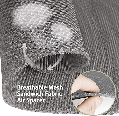 Miniatura 2 de 10L0L New Vision - Funda para asiento de carrito de golf con bolsillo, de malla, lavable, para EZGO TXT RXV Club Car DS (negro + beige)