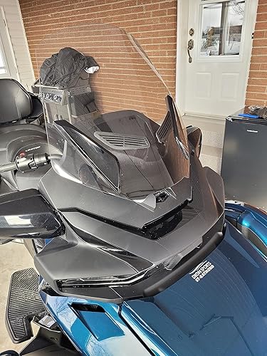 Miniatura 7 de Rejilla negra para BRP Spyder Can-Am RT RTL 2020-2026 Parabrisas delantero protector de vidrio de nuevo insectos viento y lluvia Buena rejilla de