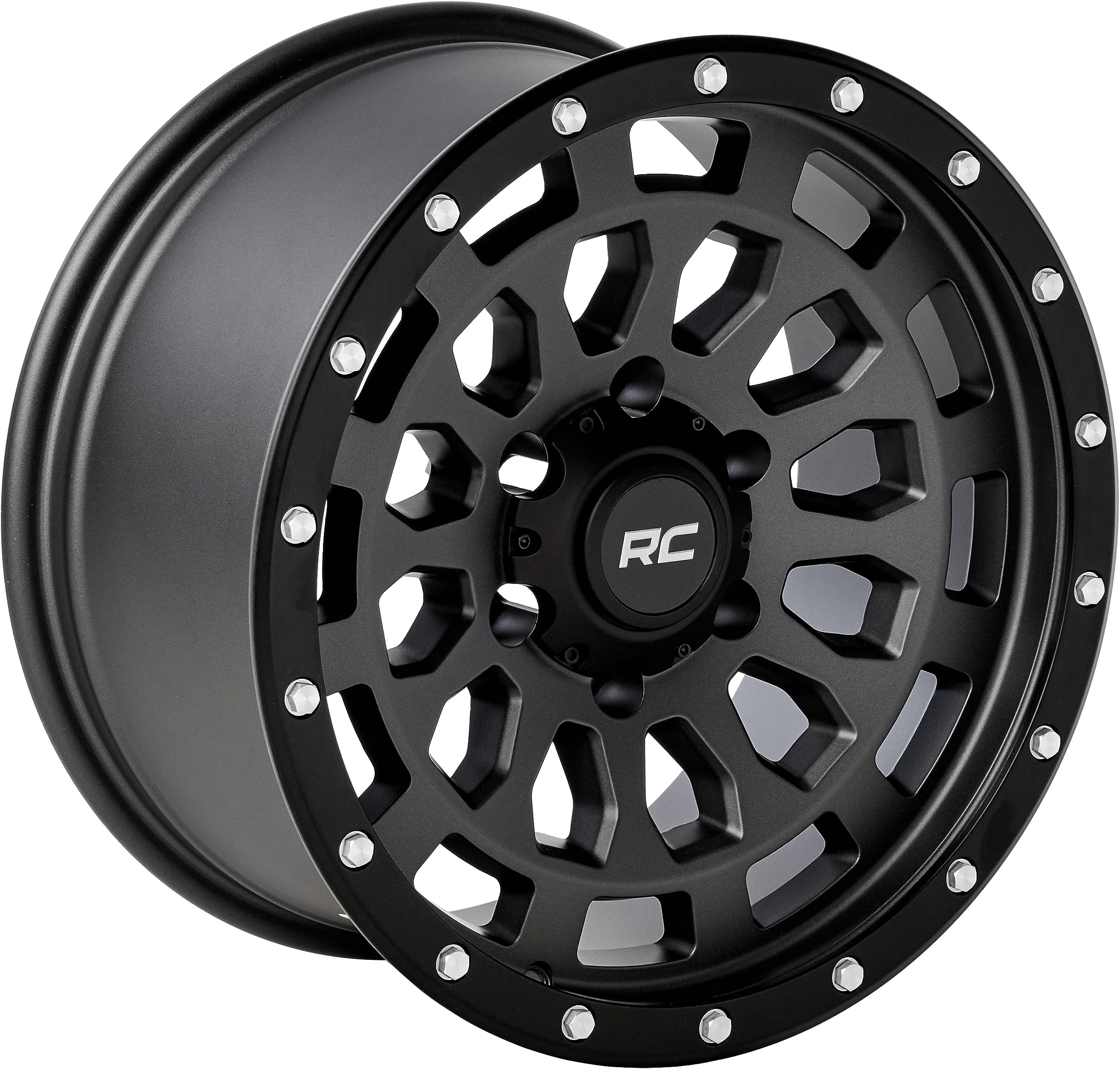 Amazon.com: Rough Country 87 Series One-Piece Aluminum Wheel with ...