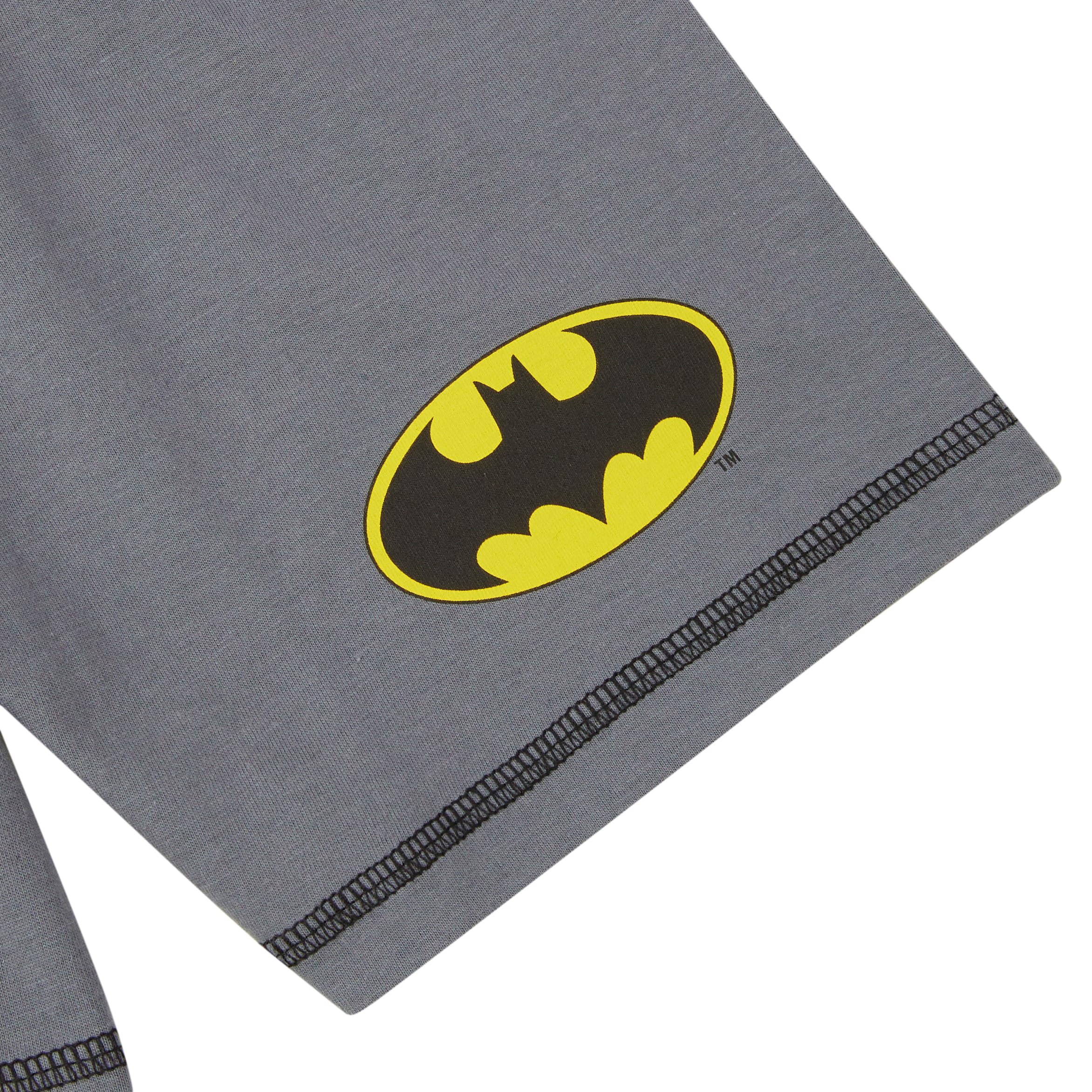 DC Comics Batman - Pigiama a Maniche Corte per Bambini - 100% Cotone