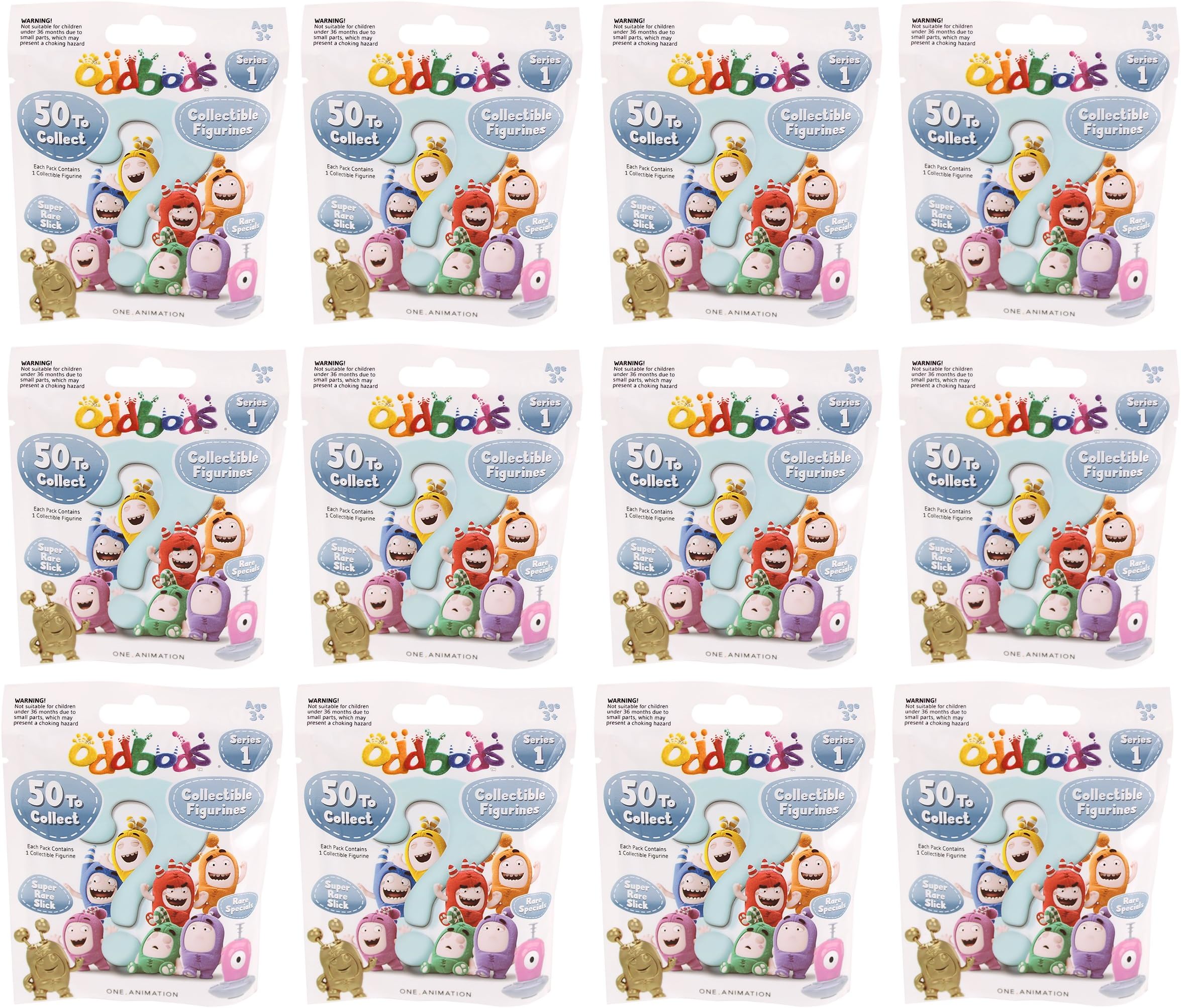 Oddbods Collectible Figurines (Pack of 12)