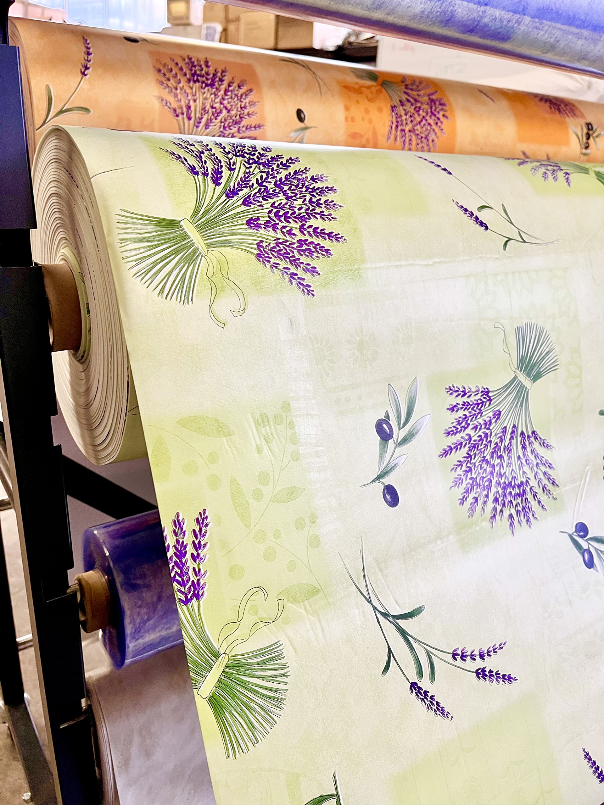 Tischdecke Bulgommes Provençale – Bedruckt, 140 X 220 Cm, Grün, Für Innen & Außen