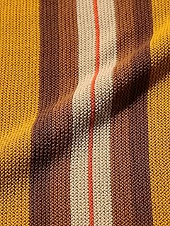 Stripe Cotton Cardigan 38-15-0018-048 38150018048: Mustard Stripe Cotton Cardigan 38-15-0018-048 38150018048: Mustard