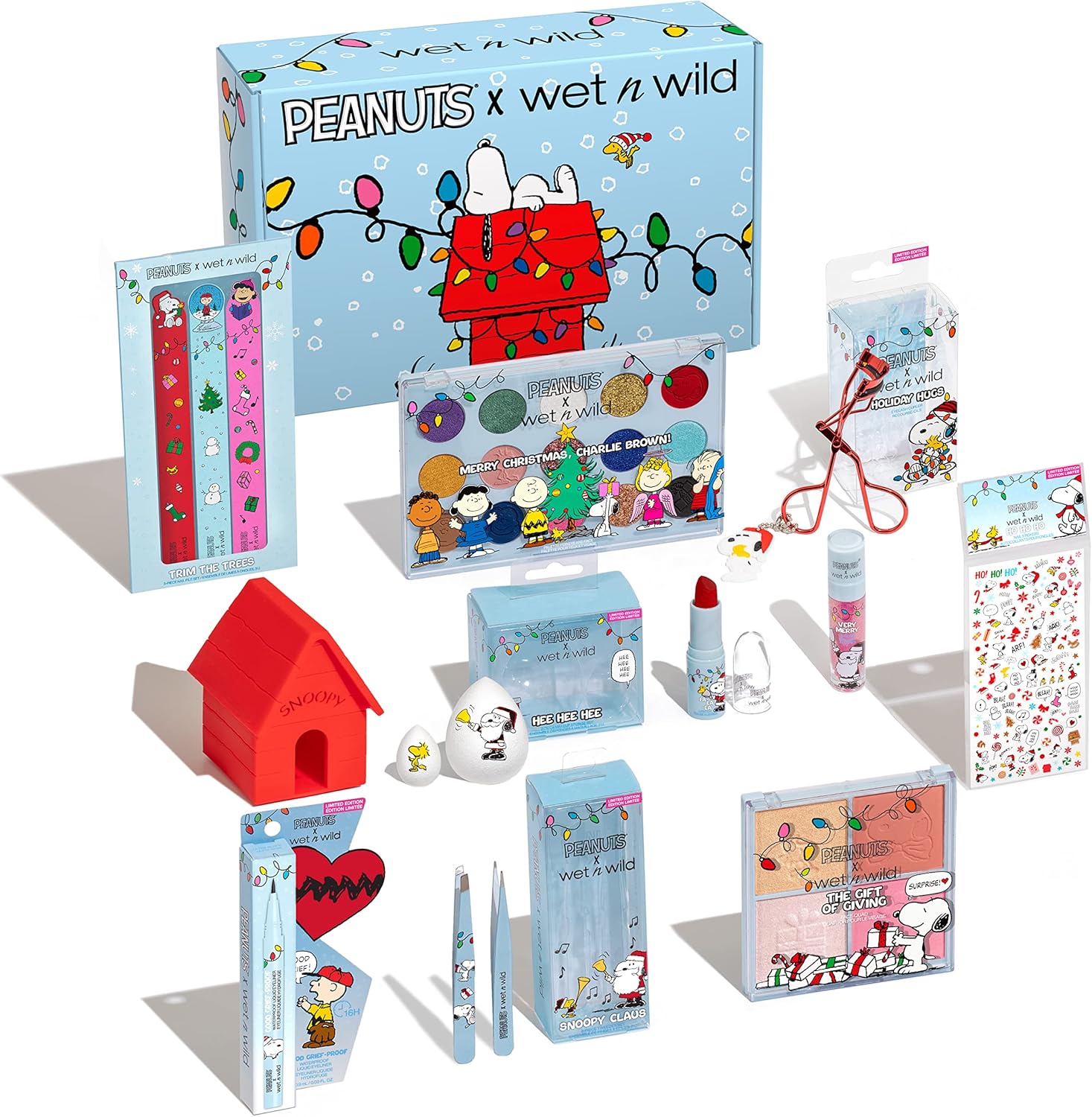 wet n wild Peanut Collection PR Box – Makeup Set with Versatile Brushes, Vibrant Buildable & Blendable Palettes, & Lip Glosses for Unique Looks, Cruelty-Free & Vegan