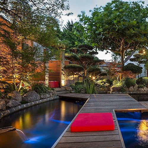 Miniatura 3 de 3WCCKIT - Kit de focos LED que cambian de color de latón de 3 vatios con transformador de 20 vatios y control remoto para iluminación de paisajes,