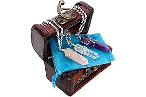 Healing Crystal Pendant Necklaces: Positive Energy with Clear Crystal Quartz