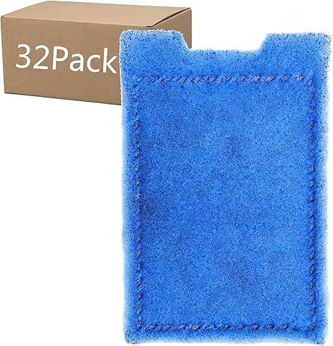 pewyoke 32 Pack Aquarium Filter Cartridge Rite-Size Z Replacement Filter Cartridges Compatible with Eclipse Filtration Systems