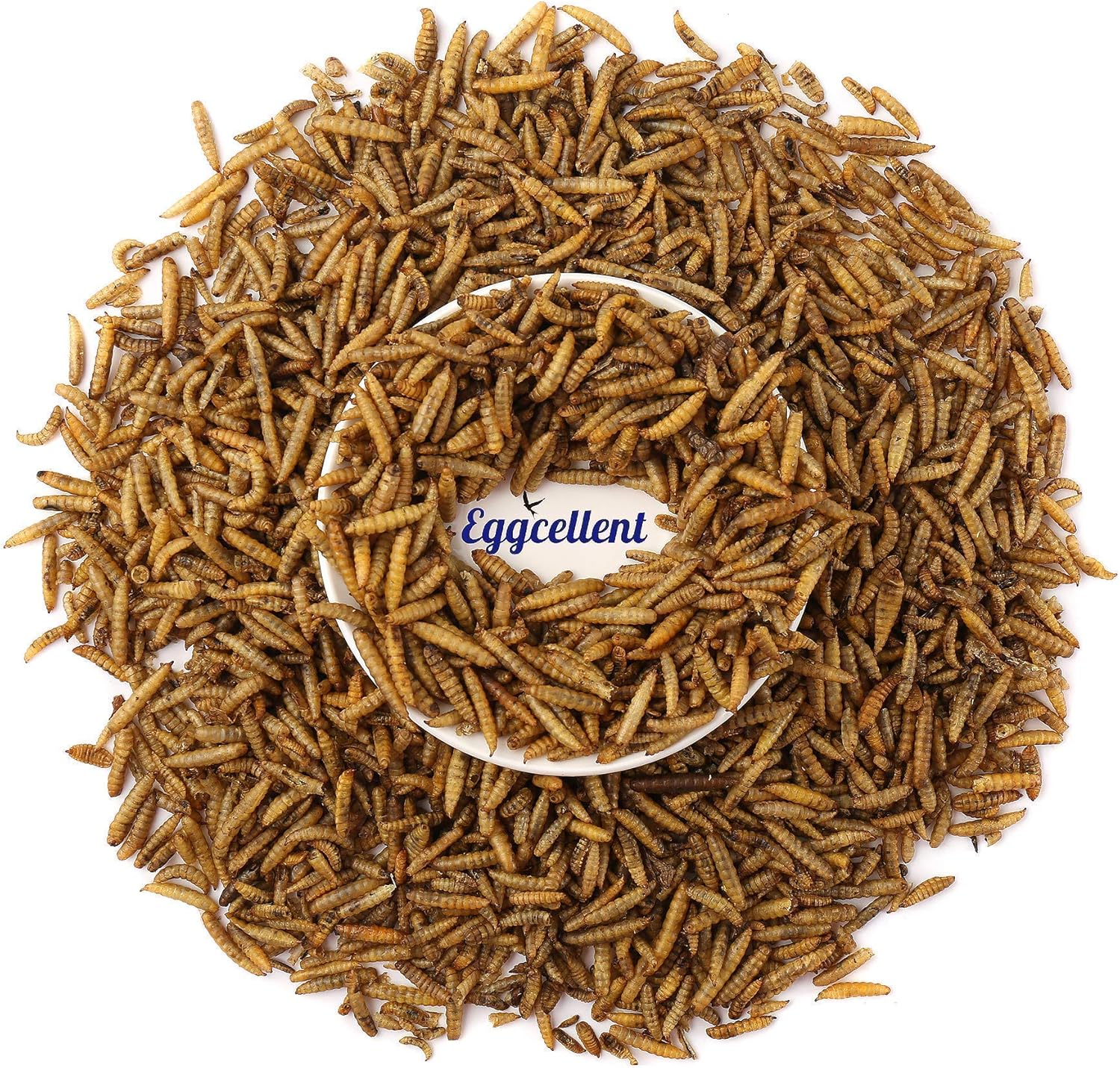 Bundle Combo Pack of 2 Non-GMO Natural Dried High Calcium BSF Larvae, 95X Calcium More Than Mealworms, Perfect Chicken Treats, 2.2 Lb Black Soldier Fly Larvae : Patio, Lawn & Garden