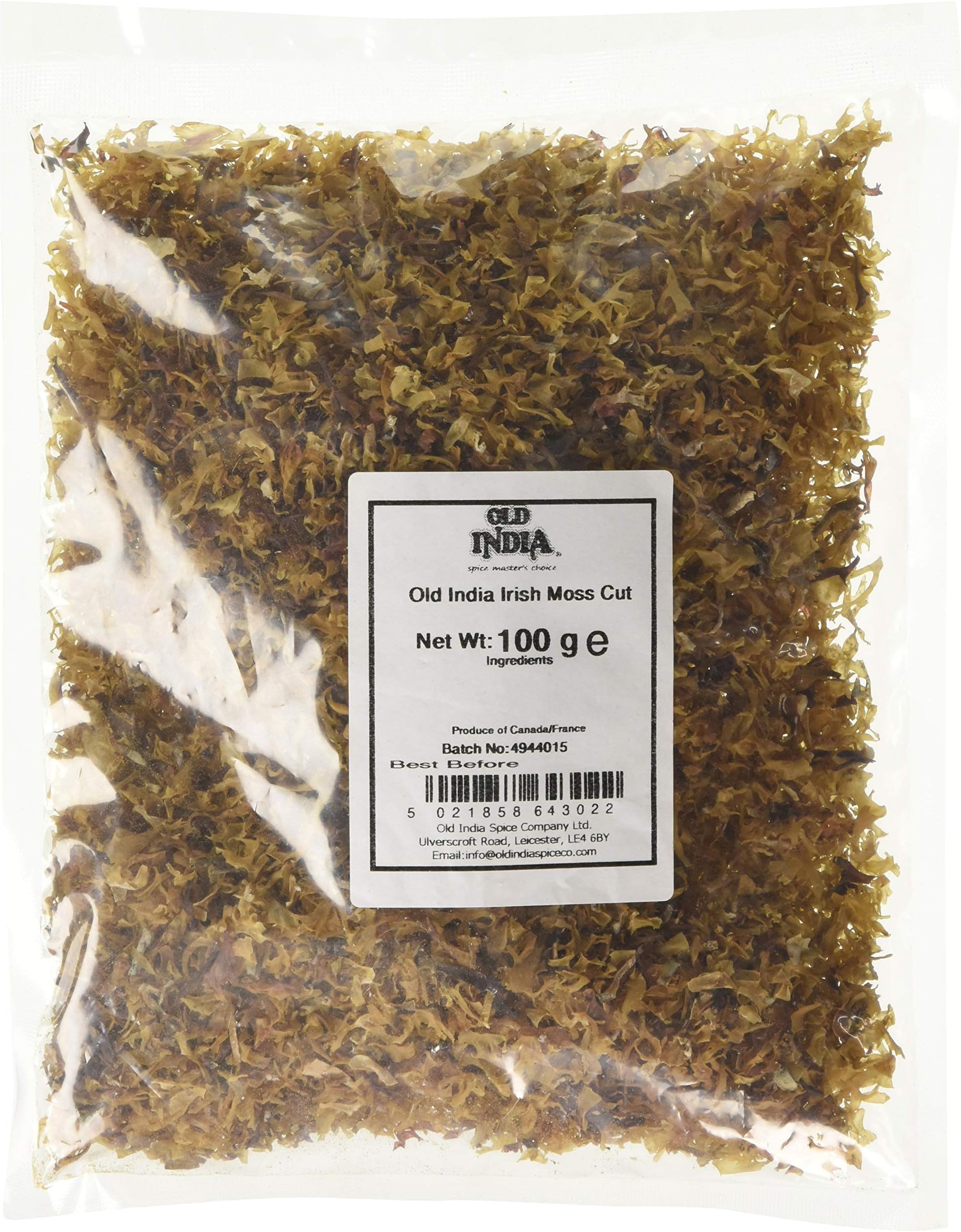 Old India Irish Moss Cut 100g