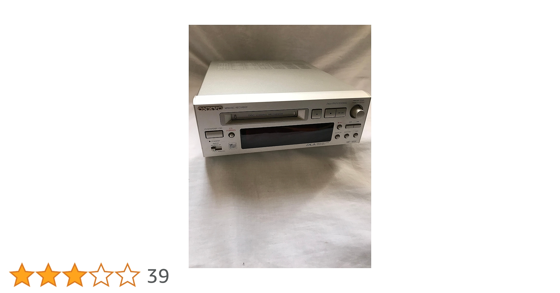 ONKYO オンキョー INTEC205 MD-105X MDレコーダー rdzdsi3 Amazon | ONKYO オンキョー INTEC205 MD-105X MDレコーダー