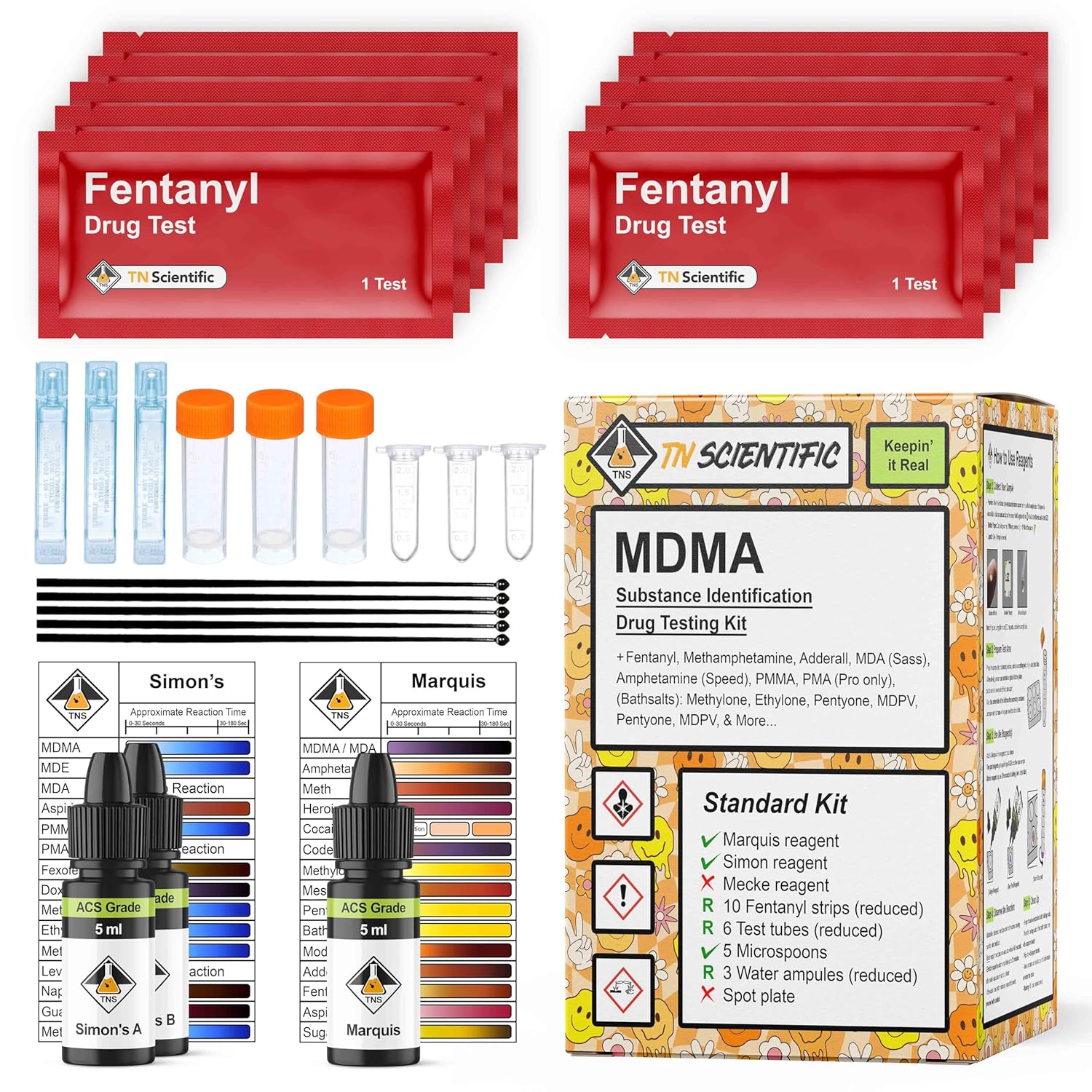 MDMA - Forensic Residue Drug Test (Standard Kit)