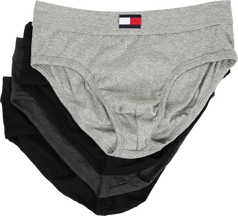 Tommy Hilfiger Calzoncillos clásicos de algodón para hombre, paquete de 4