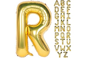 Giant Gold Letter R Balloon: Perfect for Parties and Celebrations