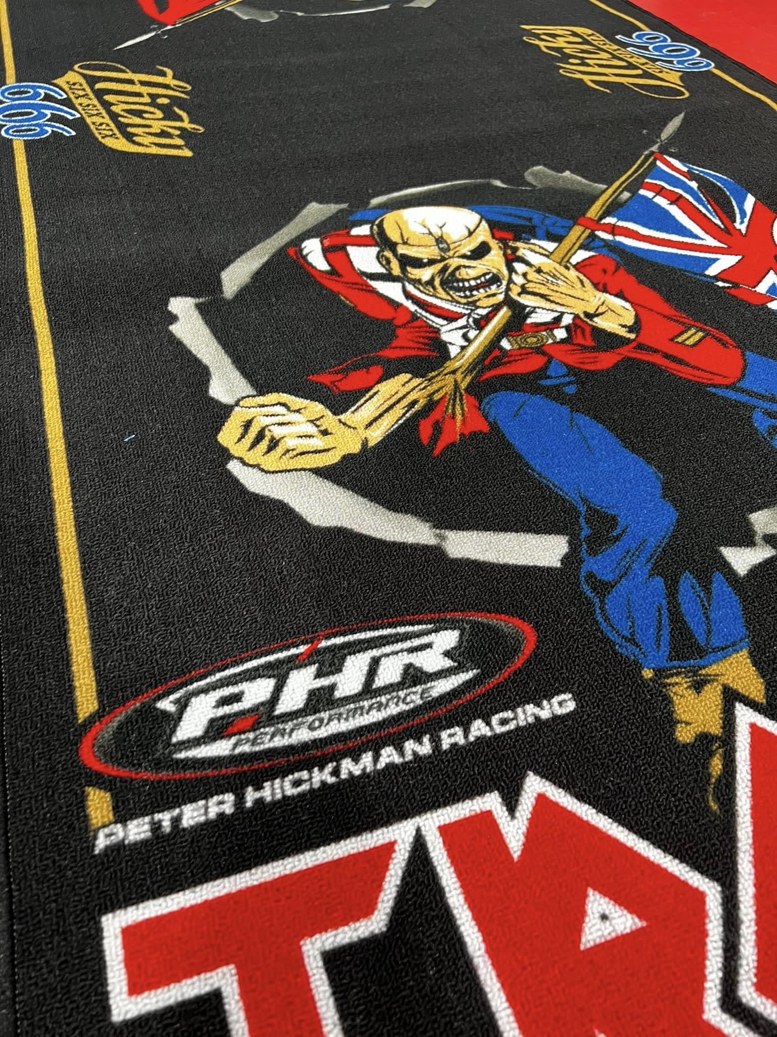 BIKETEK Tapis environnemental Moto Ltd Edition Iron Maiden Trooper Hickman Neuf