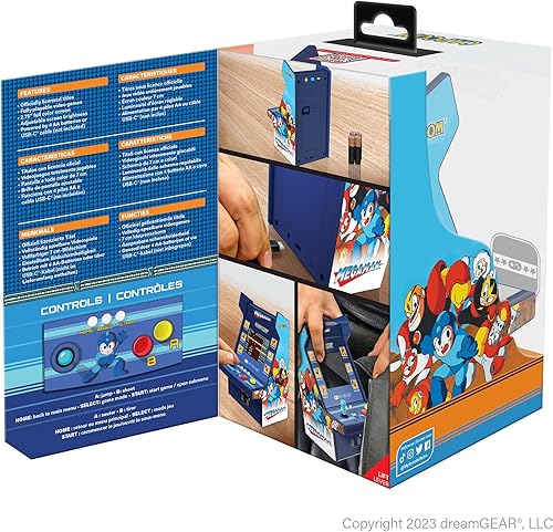 Miniatura 8 de My Arcade MEGA Man Micro Player Pro Mega Man Titles 1 Through 6, Fully Playable Arcade Machine, 6.75 Inch Collectible, Full Color