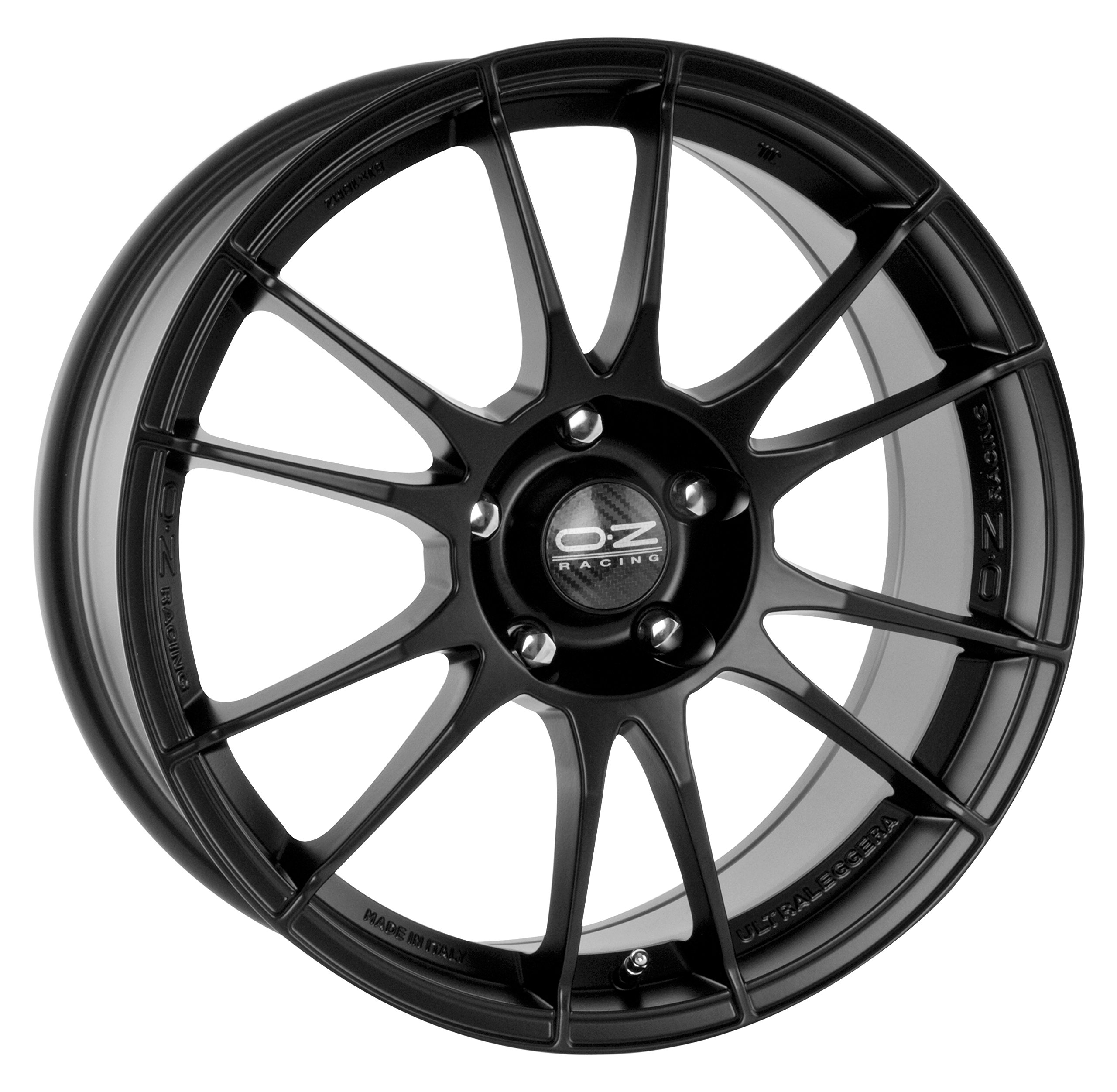 oz ultraleggera nero opaco 8 x 17 ET48 5 x 112 foro mozzo 75 cerchi in lega