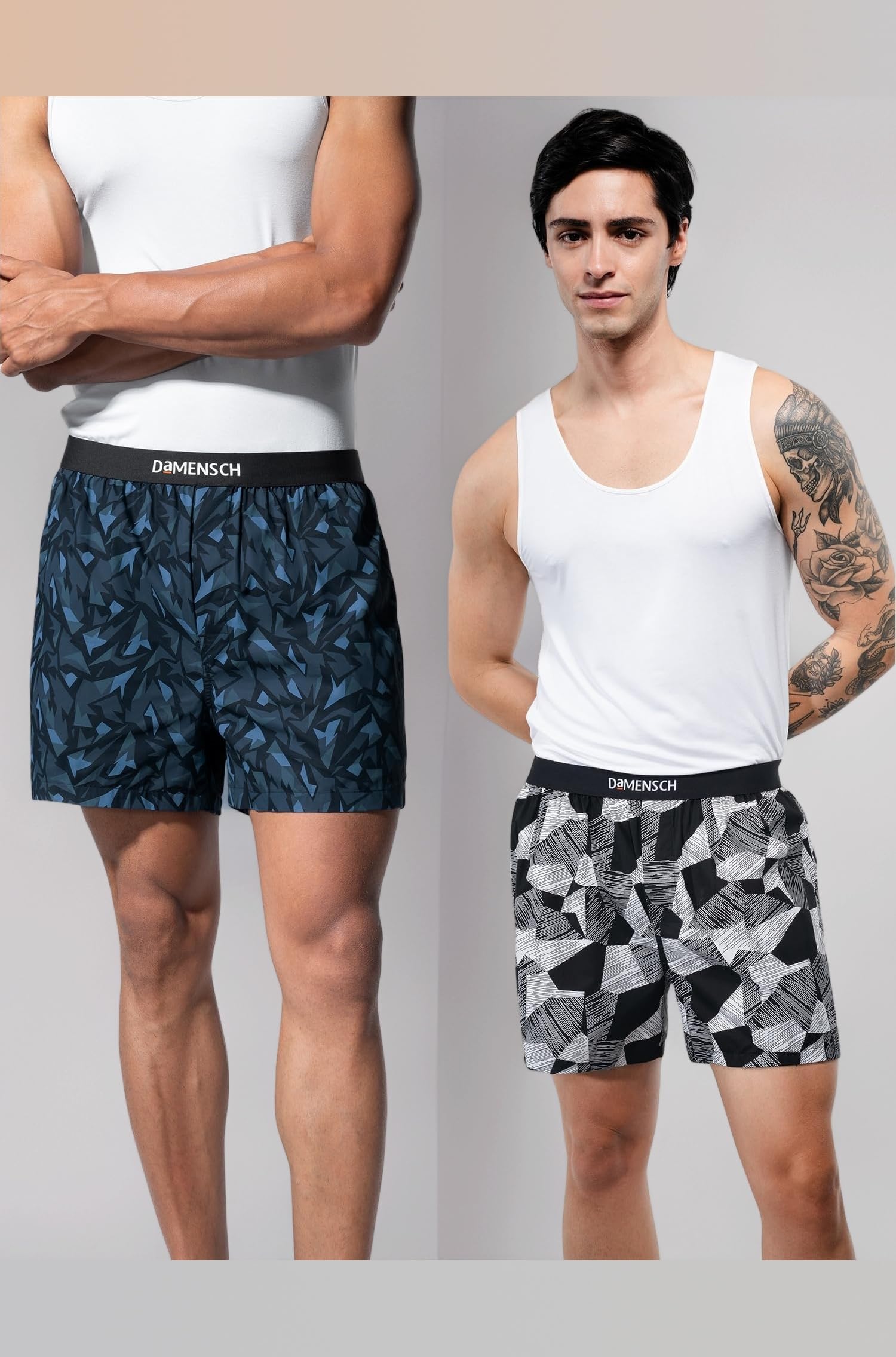 Men's Cotton Regular All Over Print Boxer Shorts