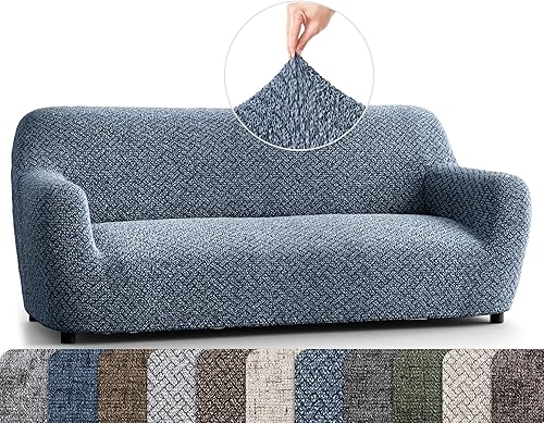 Miniatura 17 de PAULATO BY GA.I.CO. Funda para silla – Funda elástica para sillón – Funda de sillón para mascotas y niños – Fundas suaves para silla – Protector de