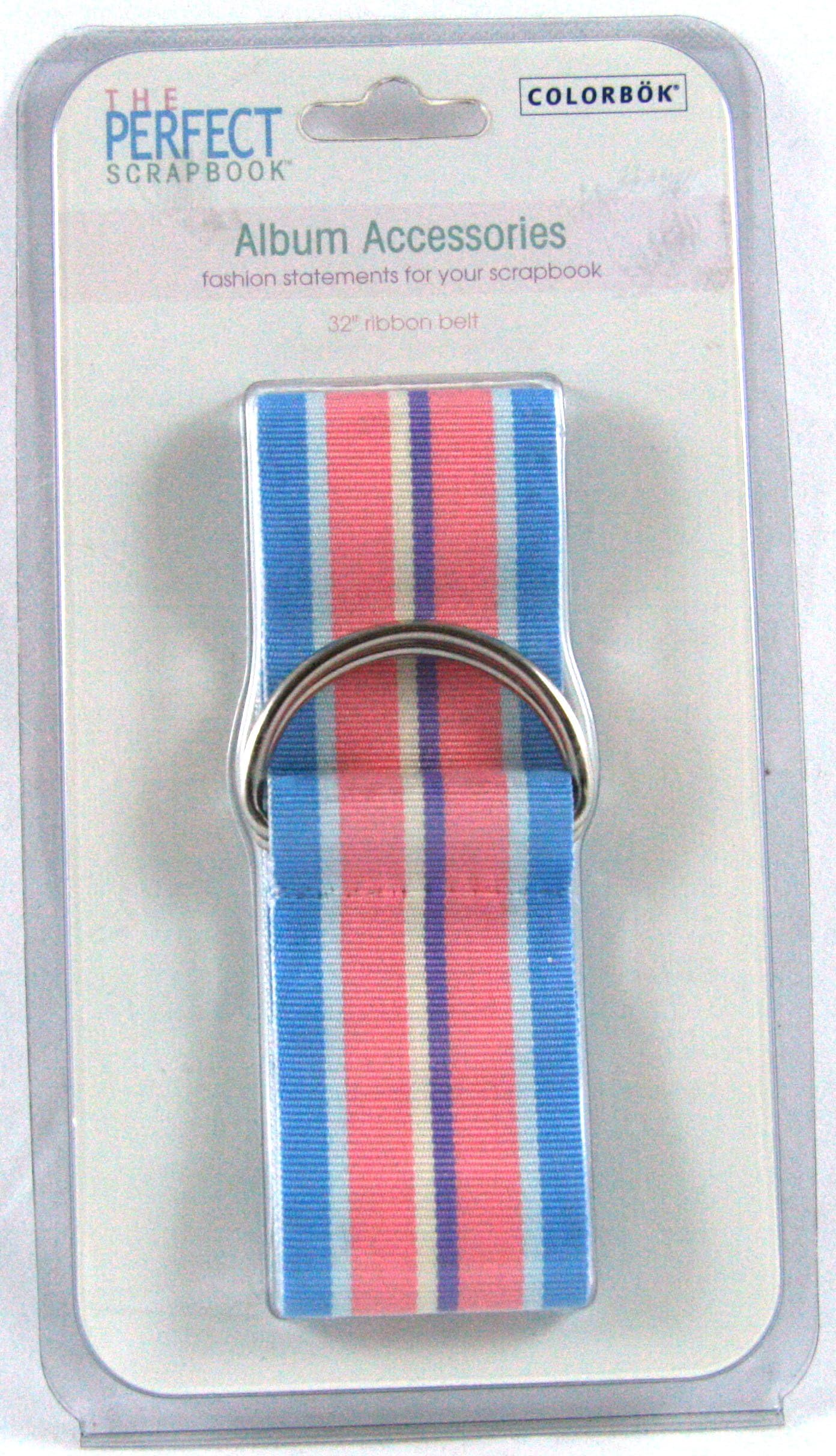Album Accessories 32" Ribbon Belt "Pastel Belt" Scrapbook Belt by Colorbok