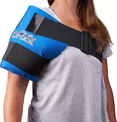 Miniatura 5 de Envoltura de hielo para hombros de gel suave (color azul)