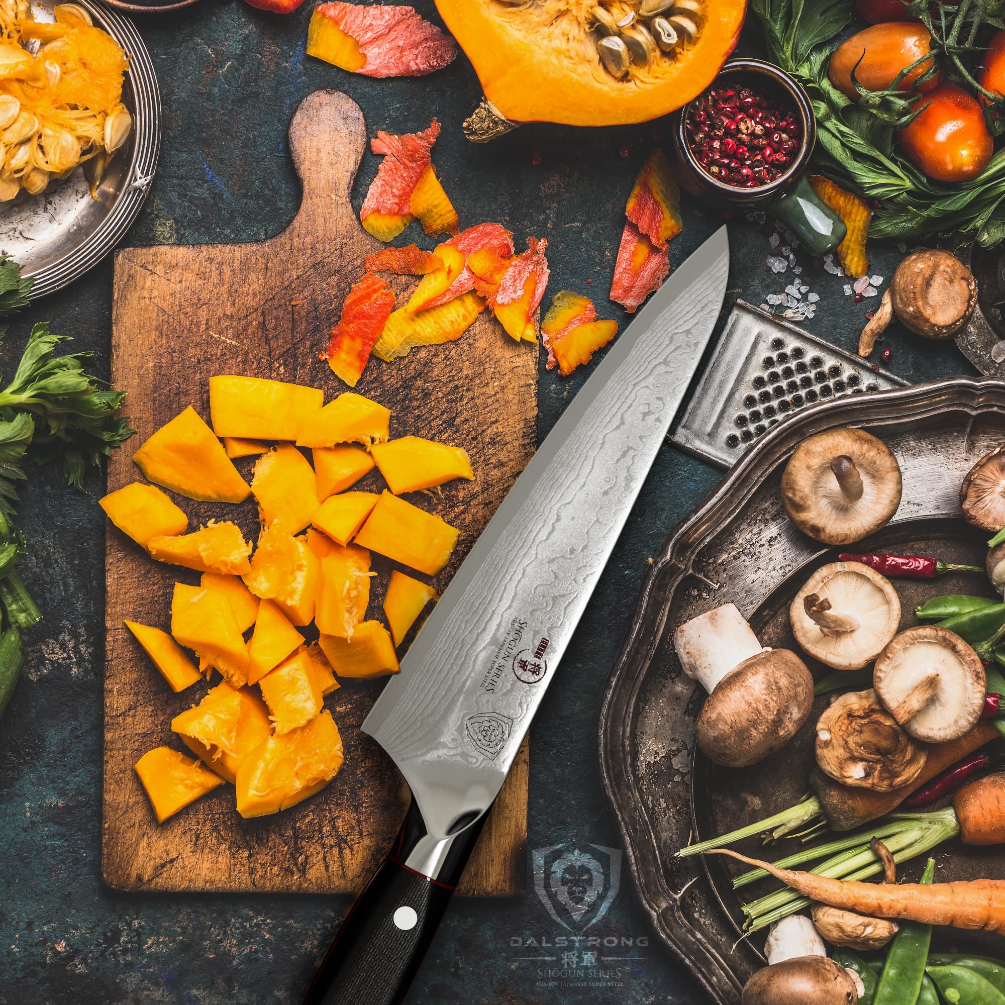 Dalstrong 7" Chef Knife - AUS-10V Damascus — Amazon image 5