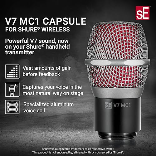 Vista 11 de SE ELECTRONICS - Cápsula de micrófono V7 para Sennheiser Wireless
