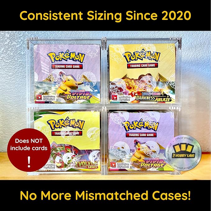 Estuche acrílico deluxe para cajas Pokémon en inglés miniatura 2