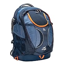 Kurgo G-Train – Zaino Trasportino per Animali di Piccola Taglia pensato per Viaggi ed Escursioni, con Fondo Impermeabile e Struttura con Più Scomparti – Blu Navy
