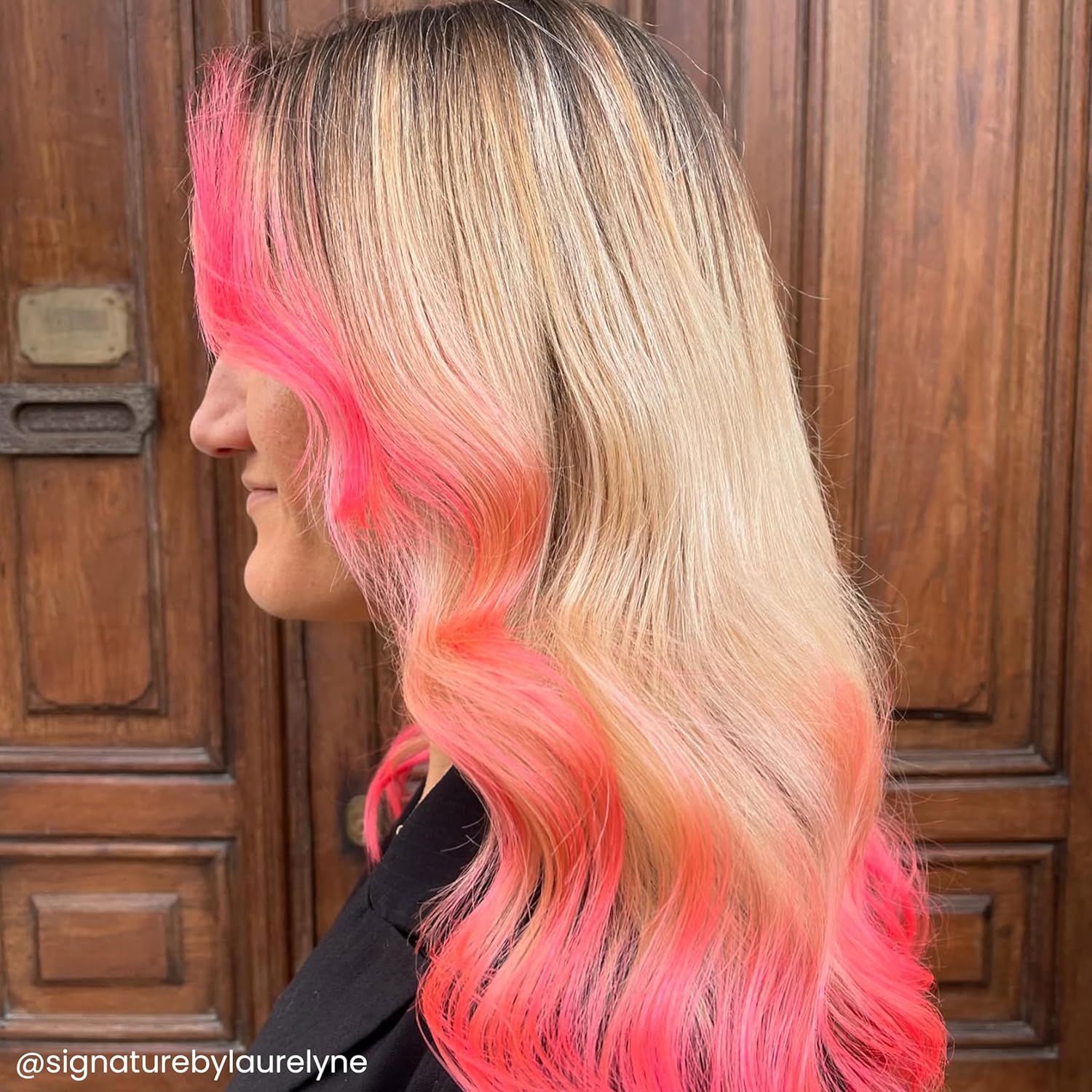 Arctic Fox Electric Paradise color chart showing results on different blonde levels