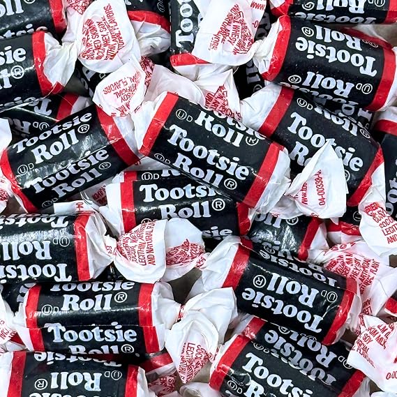 Tootsie Roll Midgees Bulk, 2 lb Resealable Bag of Individually Wrapped Chewy Candies, Gluten-Free, Peanut-Free Perfect for Parties and Classrooms (32 oz)