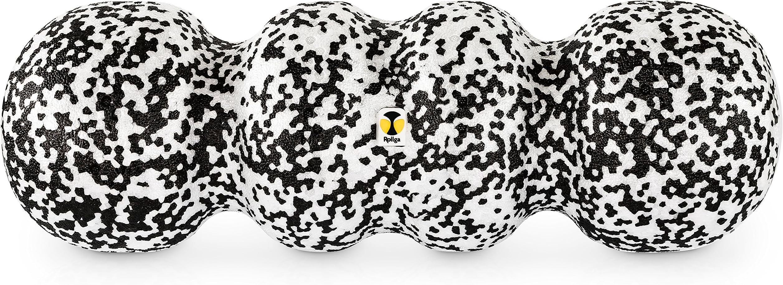 Rollga Foam Roller SOFT, black-white, 45cm, patented 4-zone design