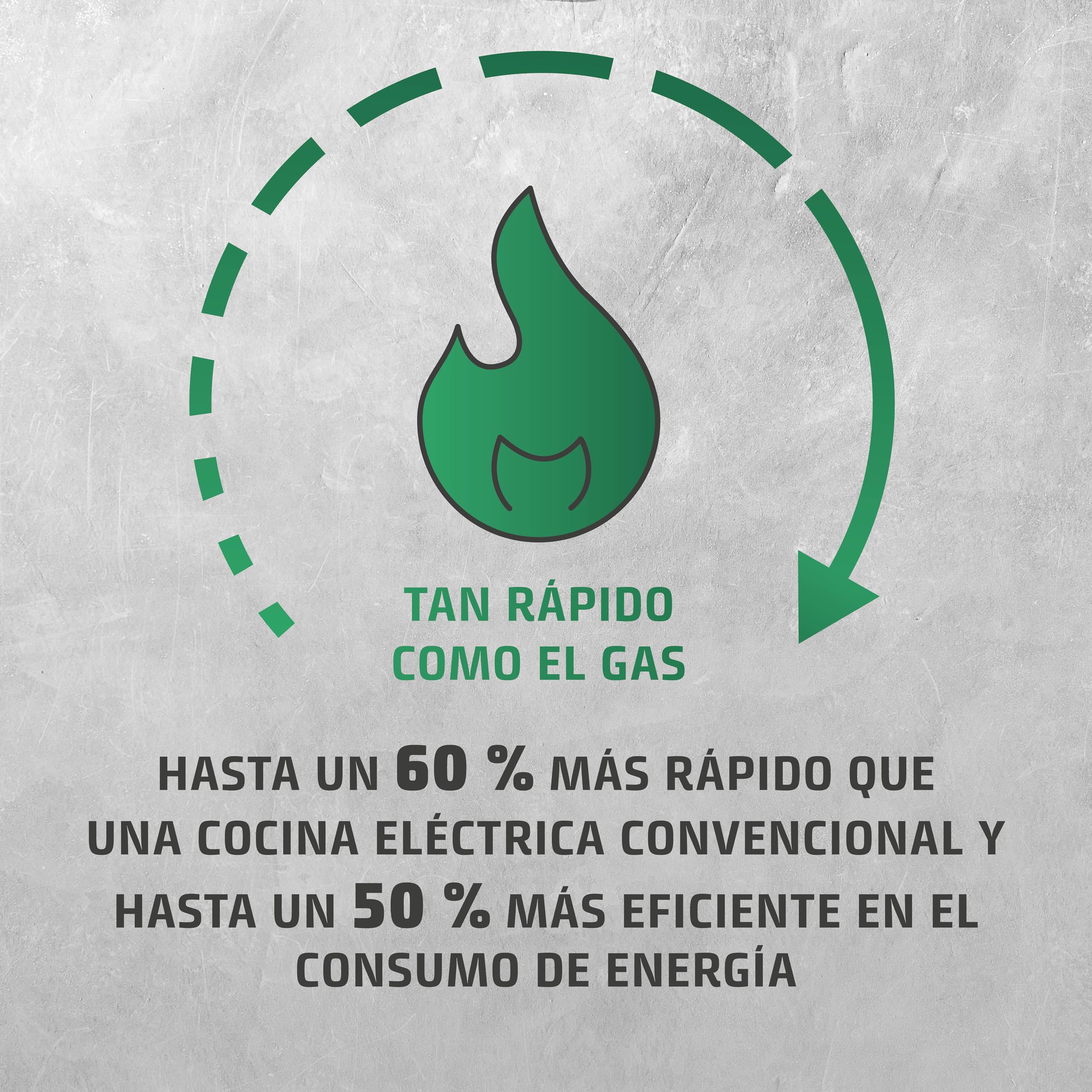 CASO ProSlim 2000 - Placa de Inducción portátil con 10 niveles, Control Táctil, Cocina para camper, viajes y campings, Detector de Sartenes,Control Seguridad niños, 39x29x3 cm, 2,3kg - negra