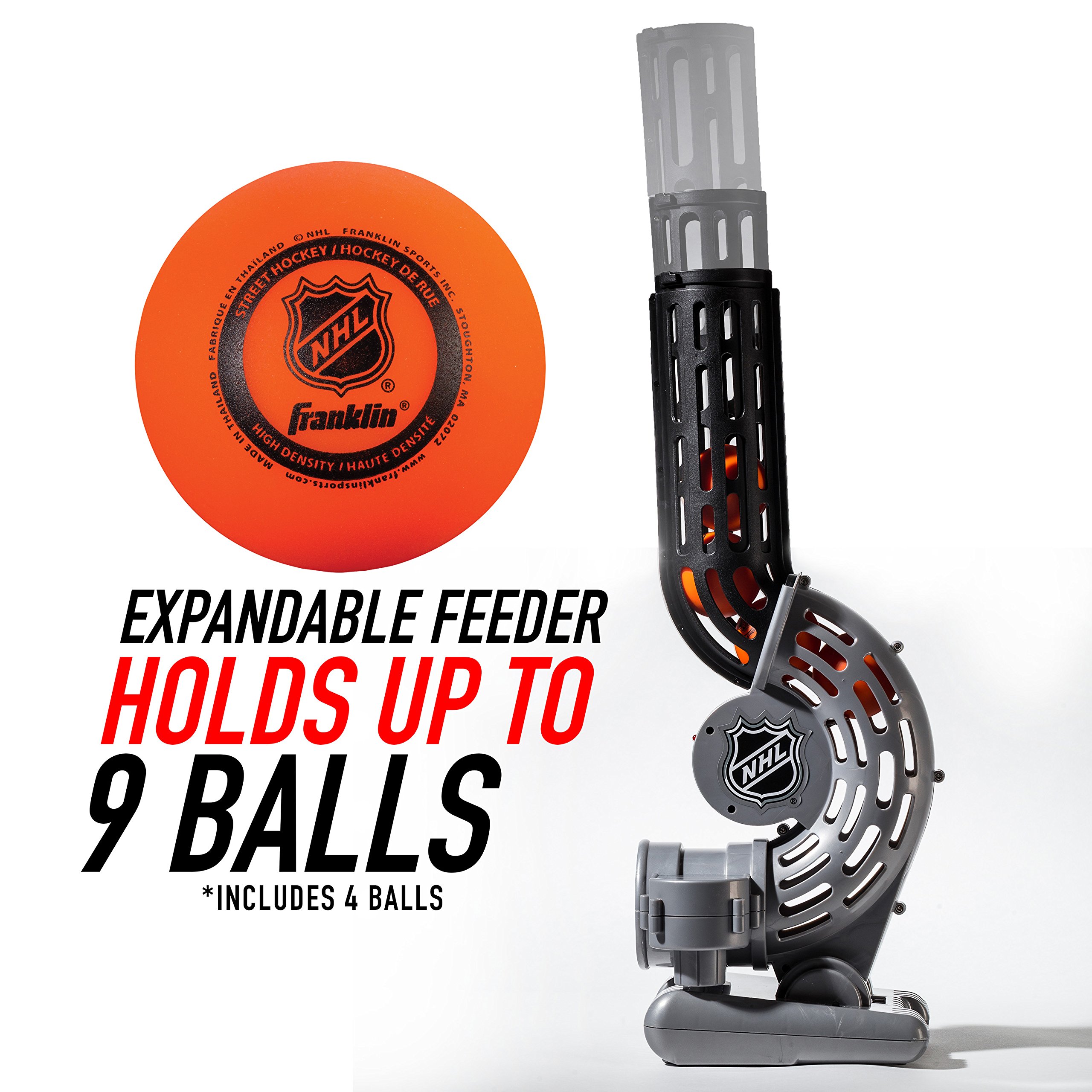 Franklin Sports NHL Automatic Hockey Ball Passer Machine Kids One