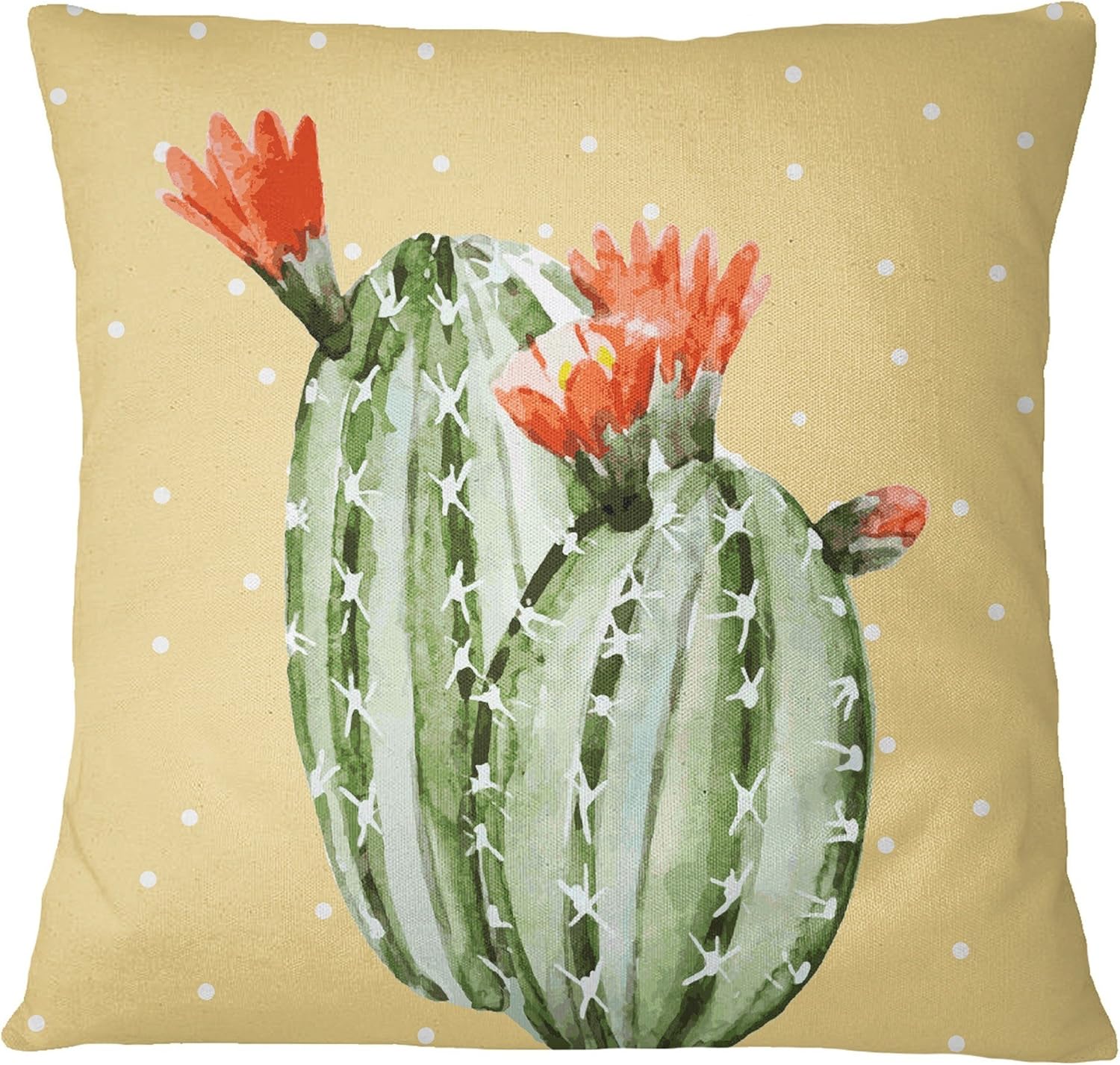 cactus print cushion