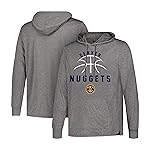 Ultra Game Men\'s NBA Official Super Soft Lightweight Hoodie Sweatshirt, Denver Nuggets, Heather Charcoal , XX-Large