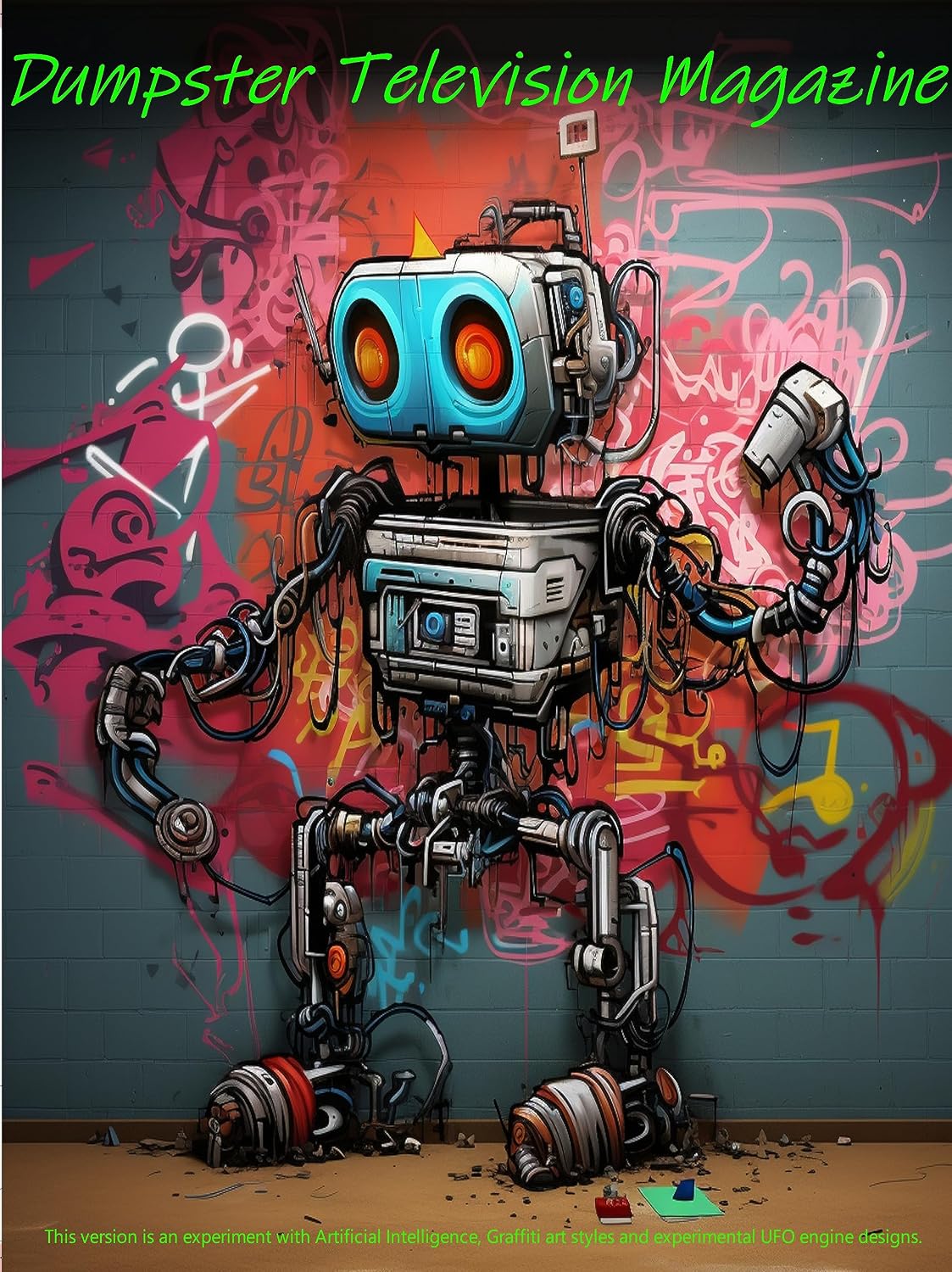 Graffiti Styles From the Artificial World: Graffiti Art designs generated with A.I. to help give real artists new ideas. (Dumpster Television Magazine)