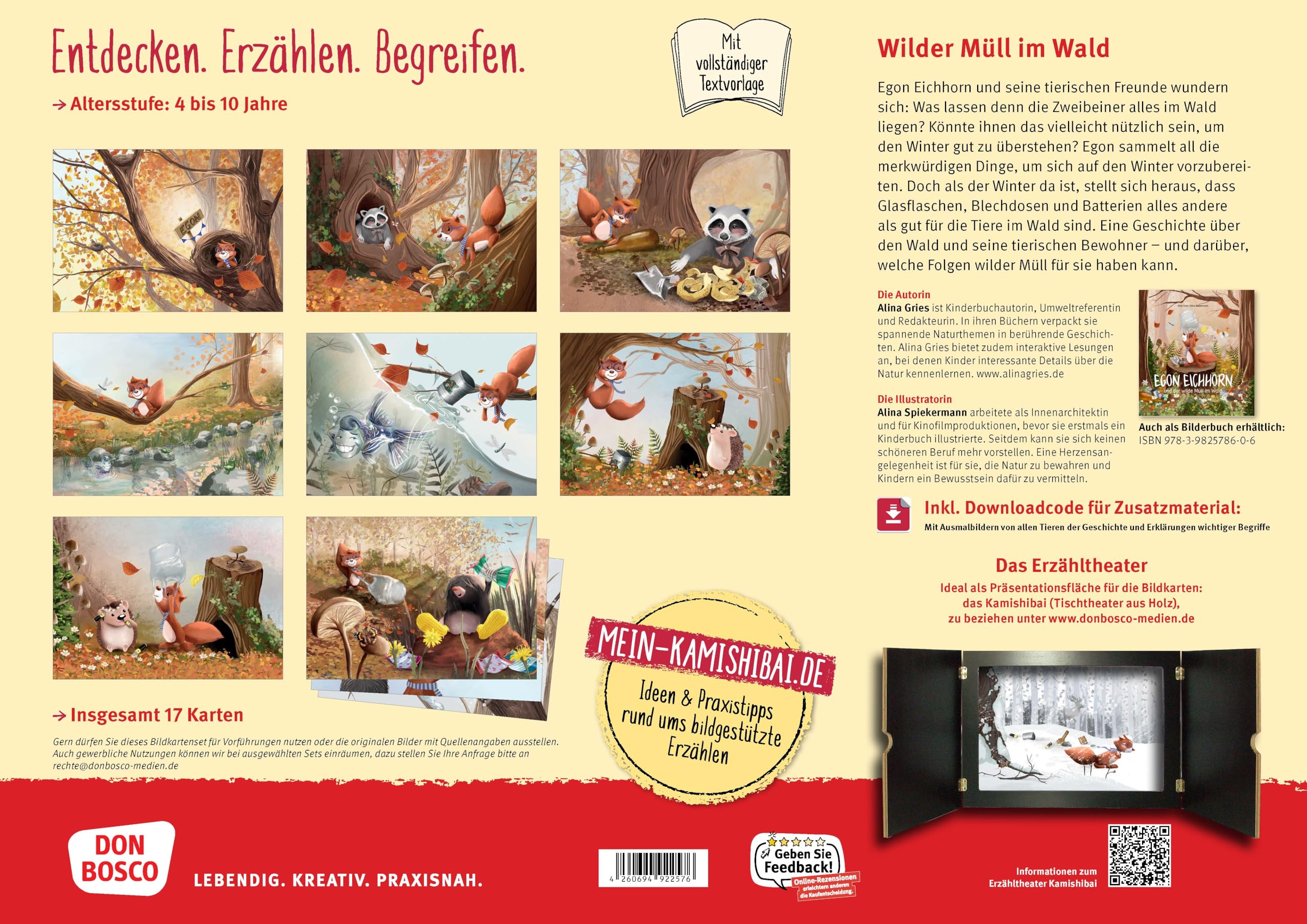 Egon Eichhorn und der wilde Müll im Wald. Kamishibai Bildkartenset: Entdecken - Erzählen - Begreifen: Bilderbuchgeschichten. Umweltverschmutzung und ... für unser Erzähltheater)