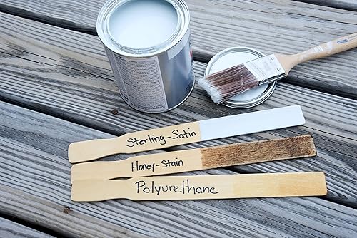 Miniatura 9 de Henry Bukke's Best Birch Paint Sticks, paquete de 50, 14 pulgadas, limpio y suave para proyectos de automoción, industrial, belleza, arte y