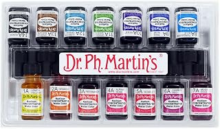 Dr. Ph. Martin's RADI05OZSETA Martin's Radiant Concentrated Water Color, 0.5 oz, Set of 14 (Set A)