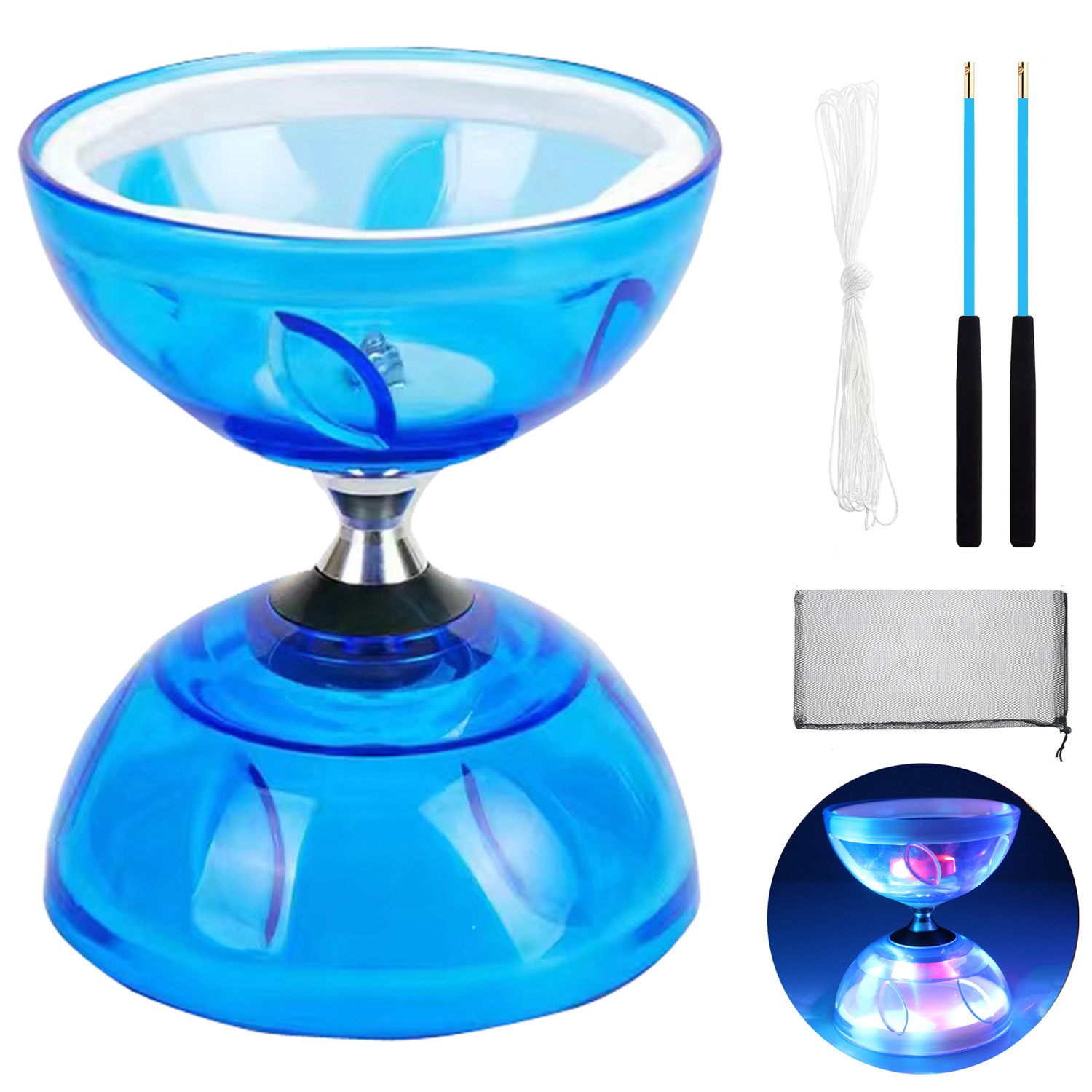 Amazon.com: HenMerry Mini Diabolo Chinese Yoyo Set - Triple