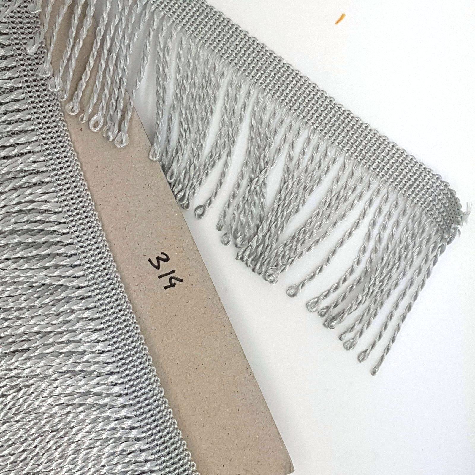 Fringe Tassel Trim, 10 metres x 60 mm Wide for Dance Dresses, Curtains, Lamps, Trimmings, Bags, Costumes, DIY (Pastel Blue 314)