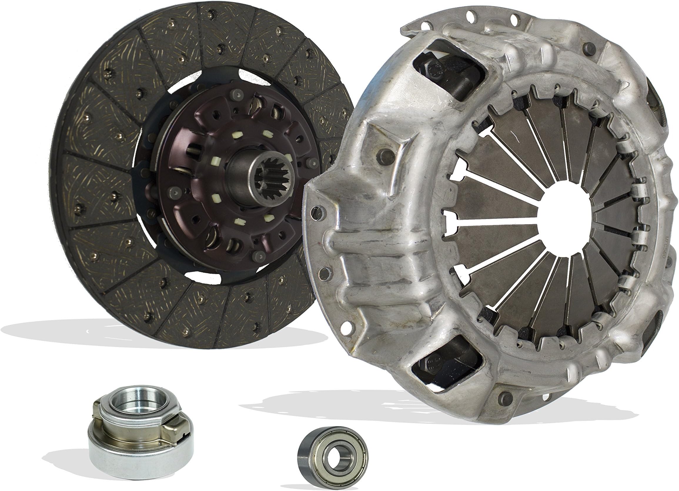 HD Clutch Kit (20-003) | Compatible With Fuso 3.9 3.9L Turbo Diesel (20-003) | HD Full Woven Organic Clutch Disc(12 ", 14 spline) | 12" 305MM X 1 3/8" 34.90MM 14T